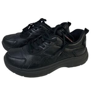 Treesky Work Mens Size 6.5 Black Sneakers Lace Up Low Top Slip Resistant Shoes